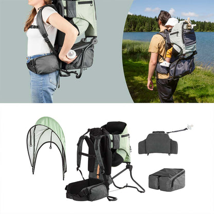 Babymoov Moov & Hike Baby Carrier - Sage Green