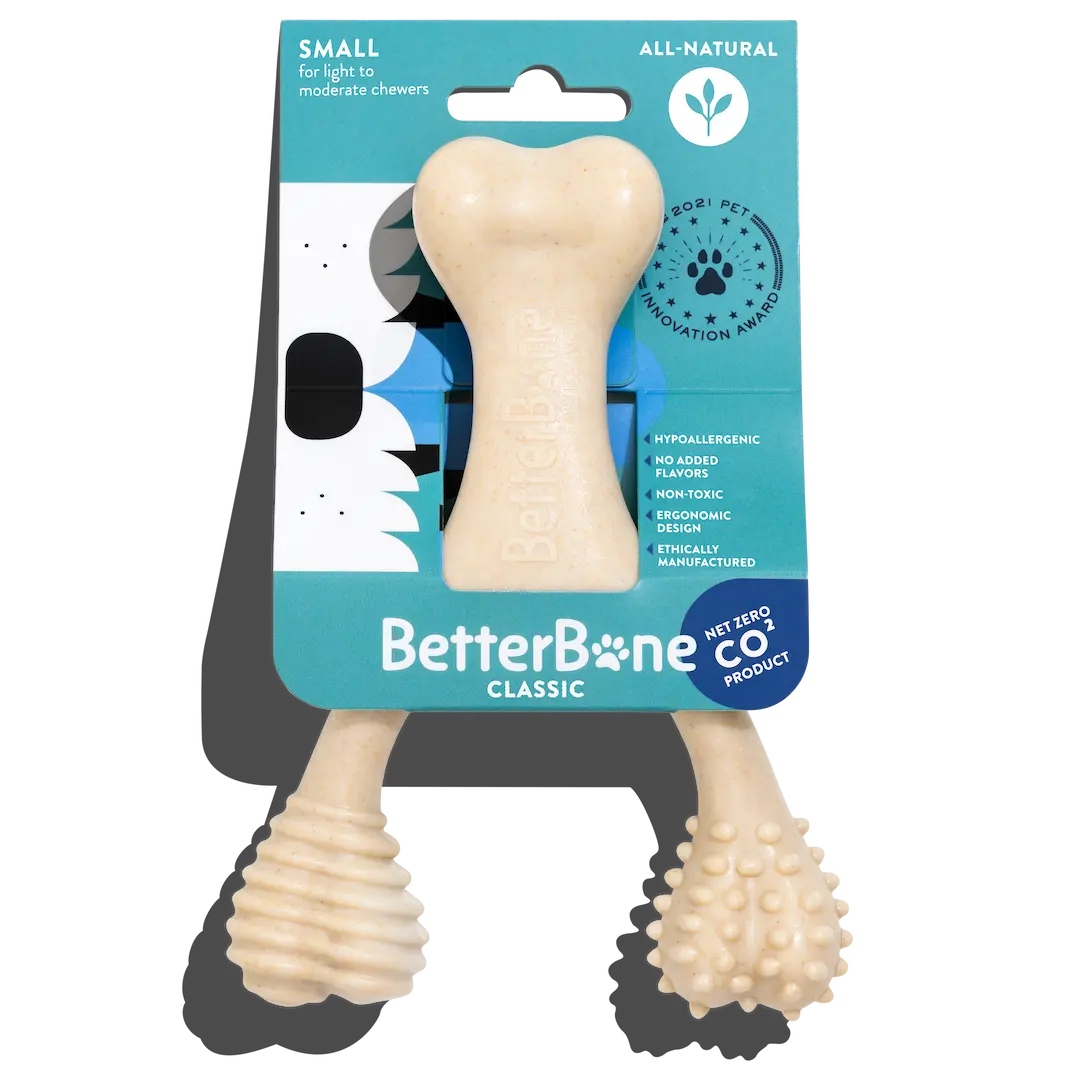 BetterBone - BetterBone CLASSIC All Natural, Eco, Safe on teeth Chew Toy