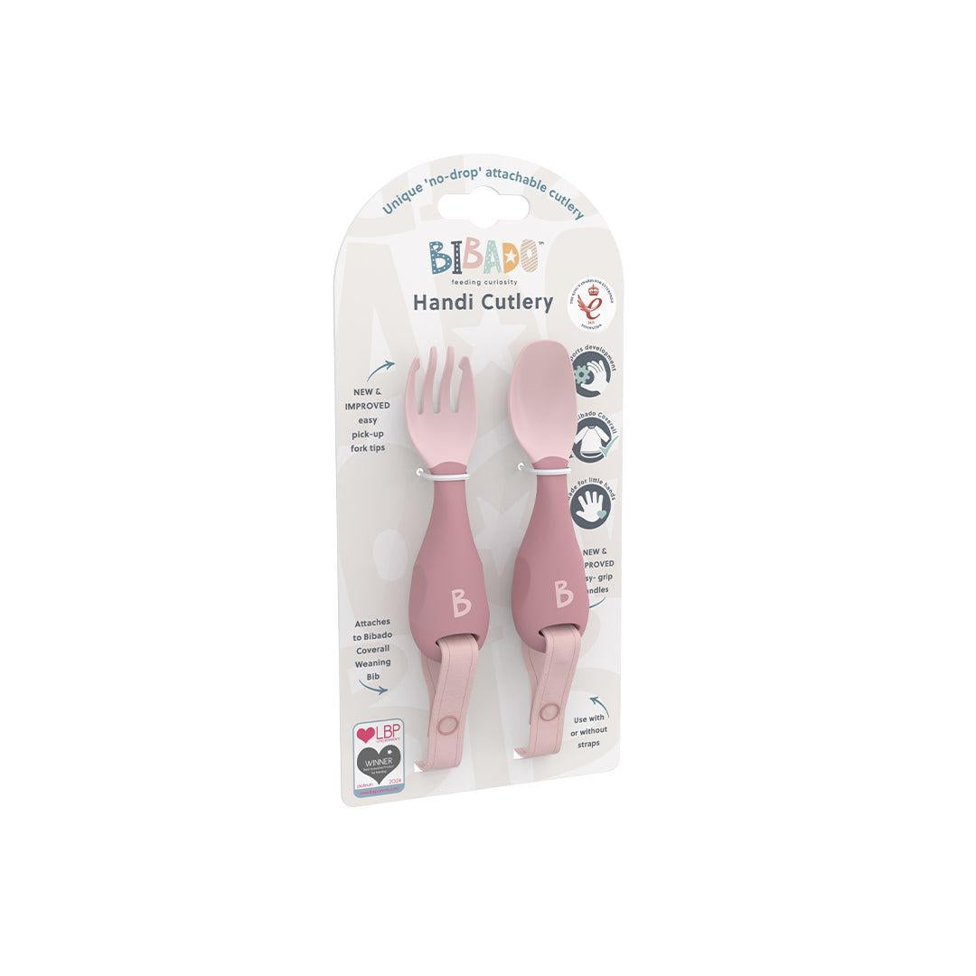 Bibado Handi No Drop Baby Cutlery - Blush