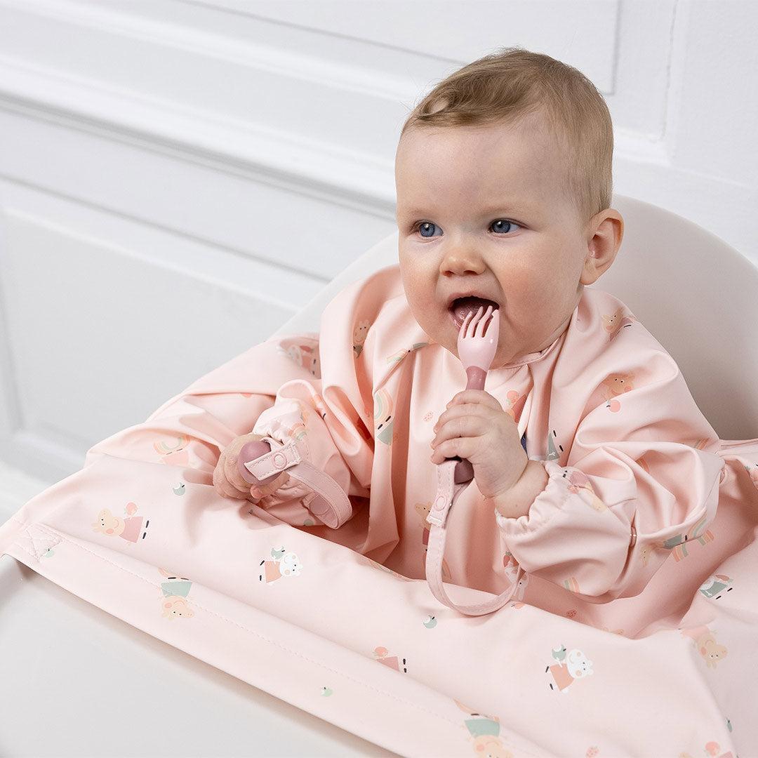 Bibado Handi No Drop Baby Cutlery - Blush