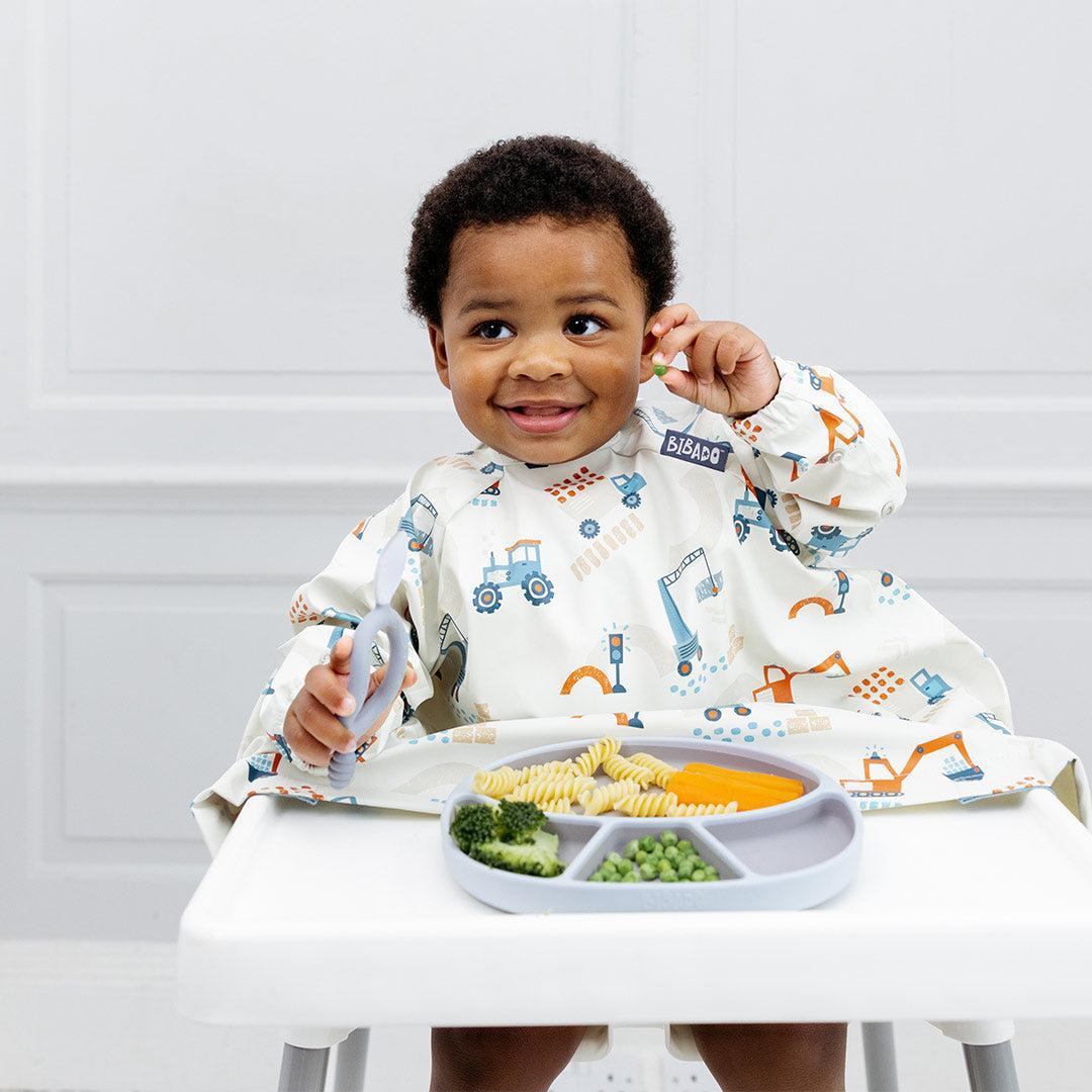 Bibado Long Sleeve Coverall Weaning Bib - Little Loader