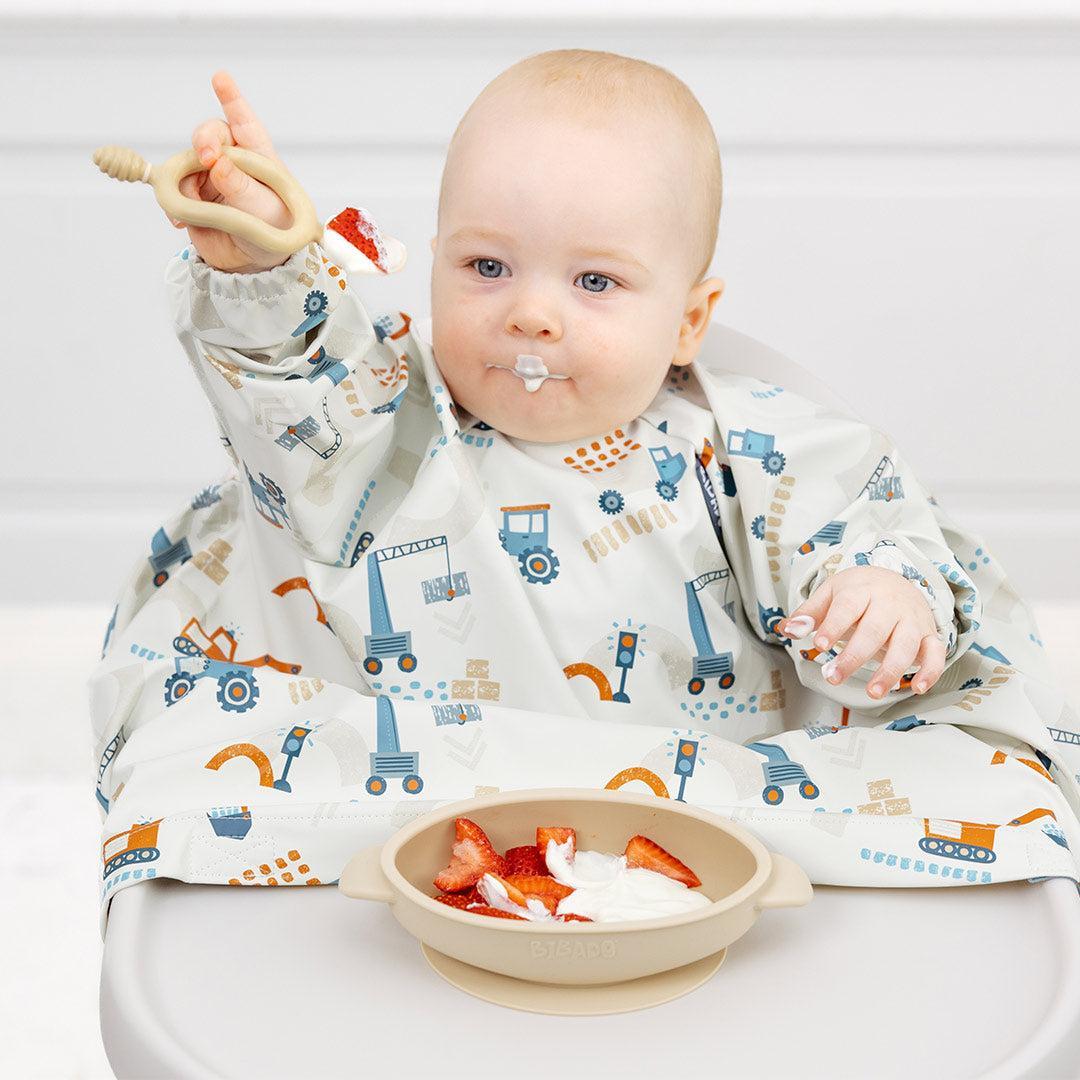 Bibado Long Sleeve Coverall Weaning Bib - Little Loader