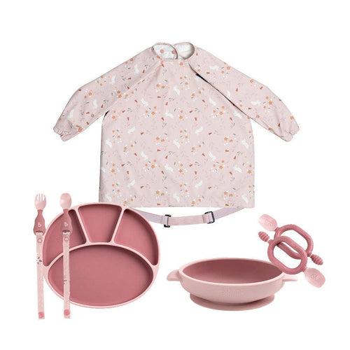 Bibado Silicone Weaning Essentials Bundle - Botanical Bunnies