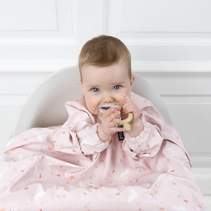 Bibado Long Sleeve Coverall Weaning Bib - Botanical Bunnies