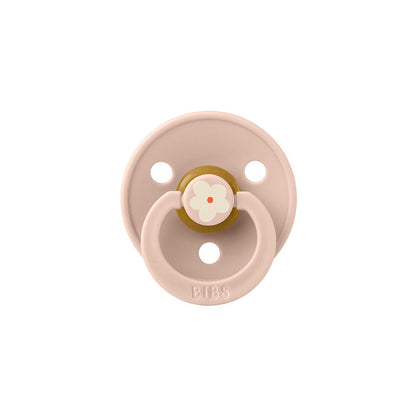 BIBS Studio Latex Pacifier - 2 Pack  - Blush Mix - Jasmine