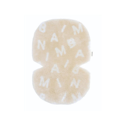 Binibamba Merino Sheepskin Snuggler - Alphabet