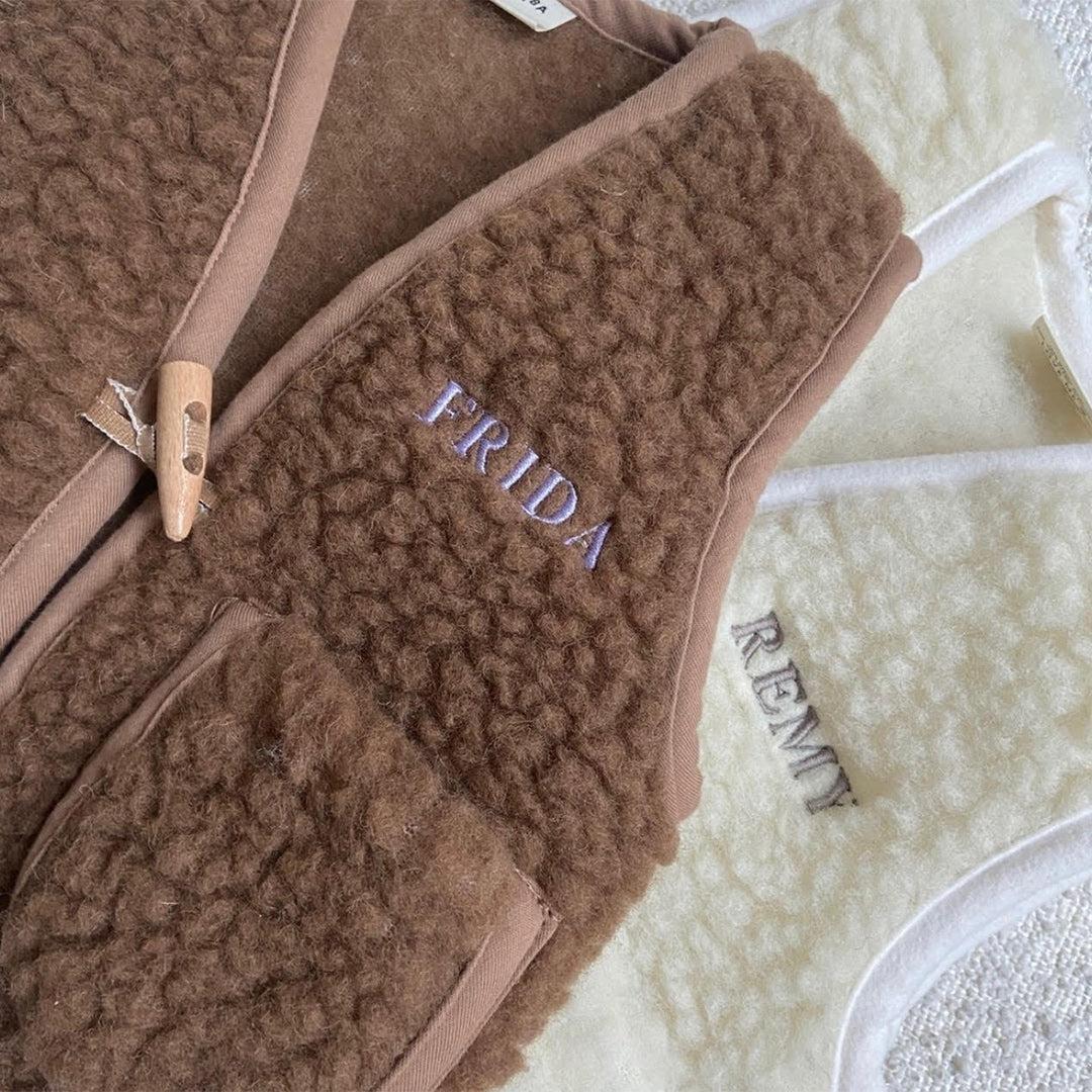 BINIBAMBA Merino Snugglevest  - Milk