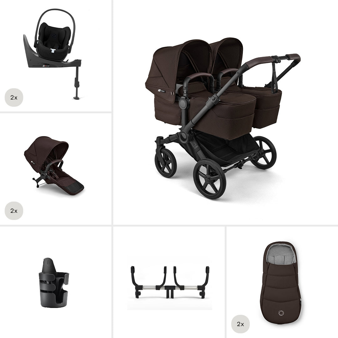 Bugaboo Donkey 6 Twin Ultimate Cloud T Newborn Bundle