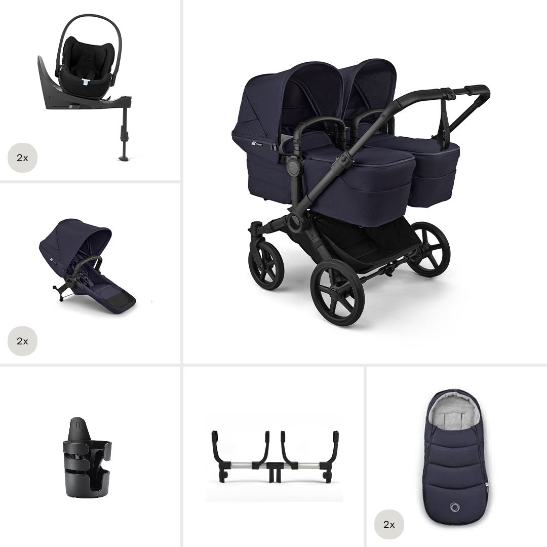 Bugaboo Donkey 6 Twin Ultimate Cloud T Newborn Bundle