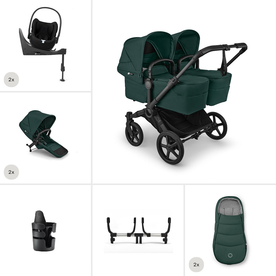 Bugaboo Donkey 6 Twin Ultimate Cloud T Newborn Bundle