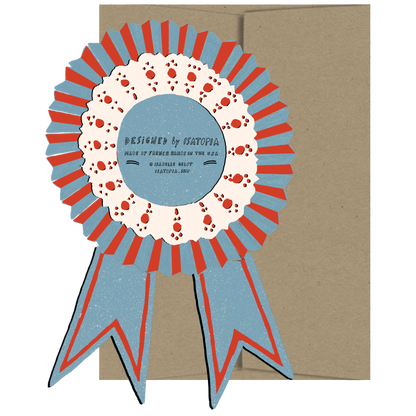 Bravo Medallion - Die Cut Card