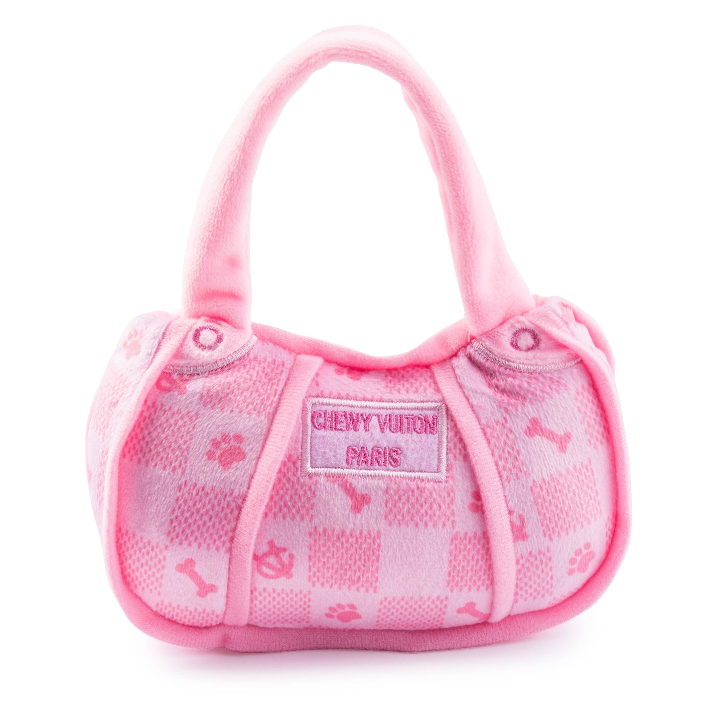 Haute Diggity Dog - Pink Checker Chewy Vuiton Handbag by Haute Diggity Dog