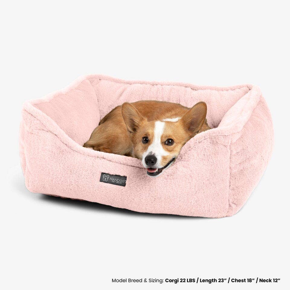 Nandog Pet Gear - The Super Cloud Bed in Blush Pink