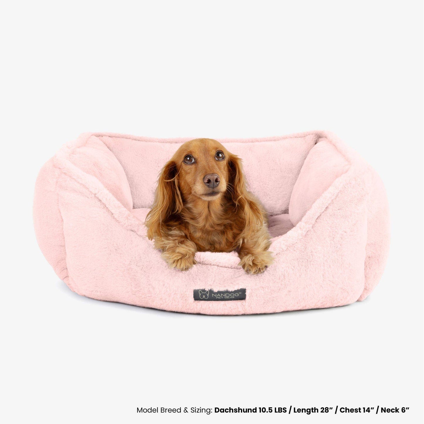 Nandog Pet Gear - The Super Cloud Bed in Blush Pink