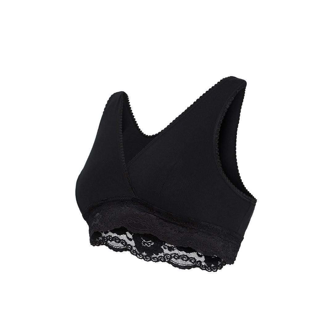 Carriwell Crossover Sleeping + Nursing Bra - Black