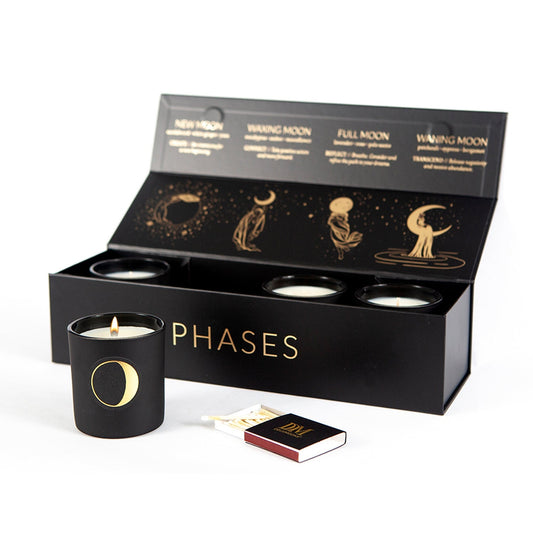 MOON PHASES CANDLE SET