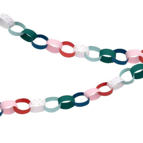 Scalloped Christmas Paper Chains