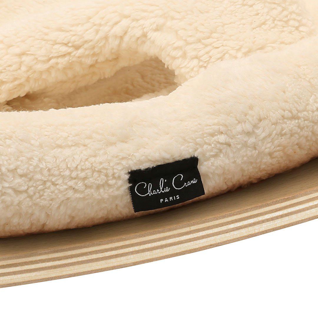 Charlie Crane LEVO Baby Rocker Cushion - Fur Milk