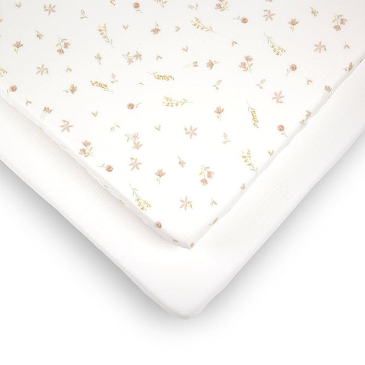 CuddleCo 4pc Cot Bed Bedding Set - Cashmere Meadow