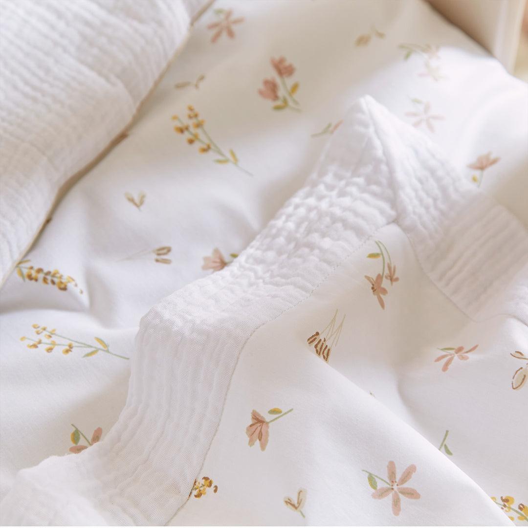 CuddleCo 4pc Cot Bed Bedding Set - Cashmere Meadow