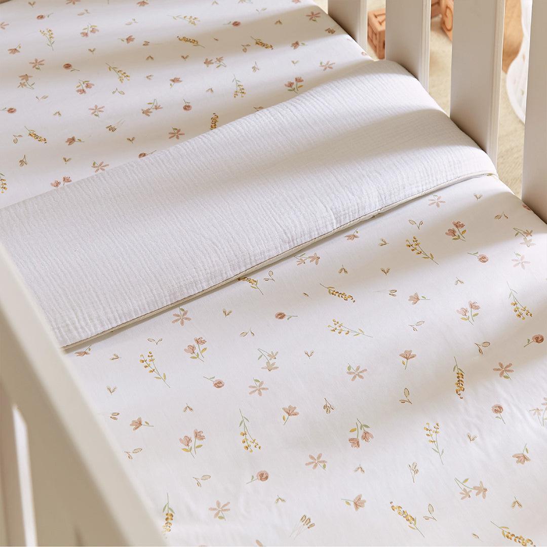 CuddleCo 4pc Cot Bed Bedding Set - Cashmere Meadow
