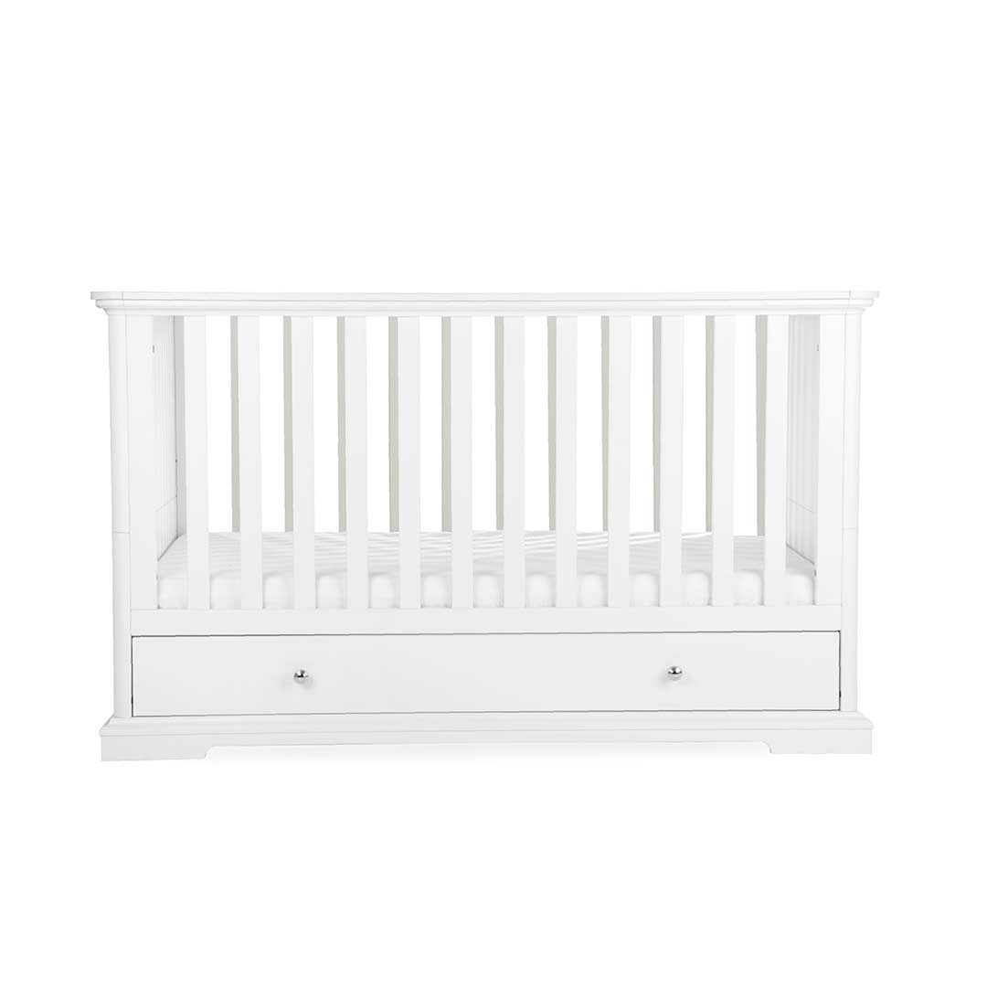 CuddleCo Beaumont Cot Bed - Low - White