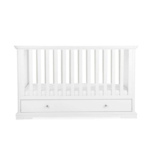 CuddleCo Beaumont Cot Bed - Low - White