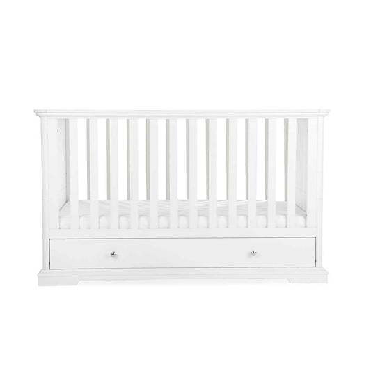 CuddleCo Beaumont Cot Bed - Low - White