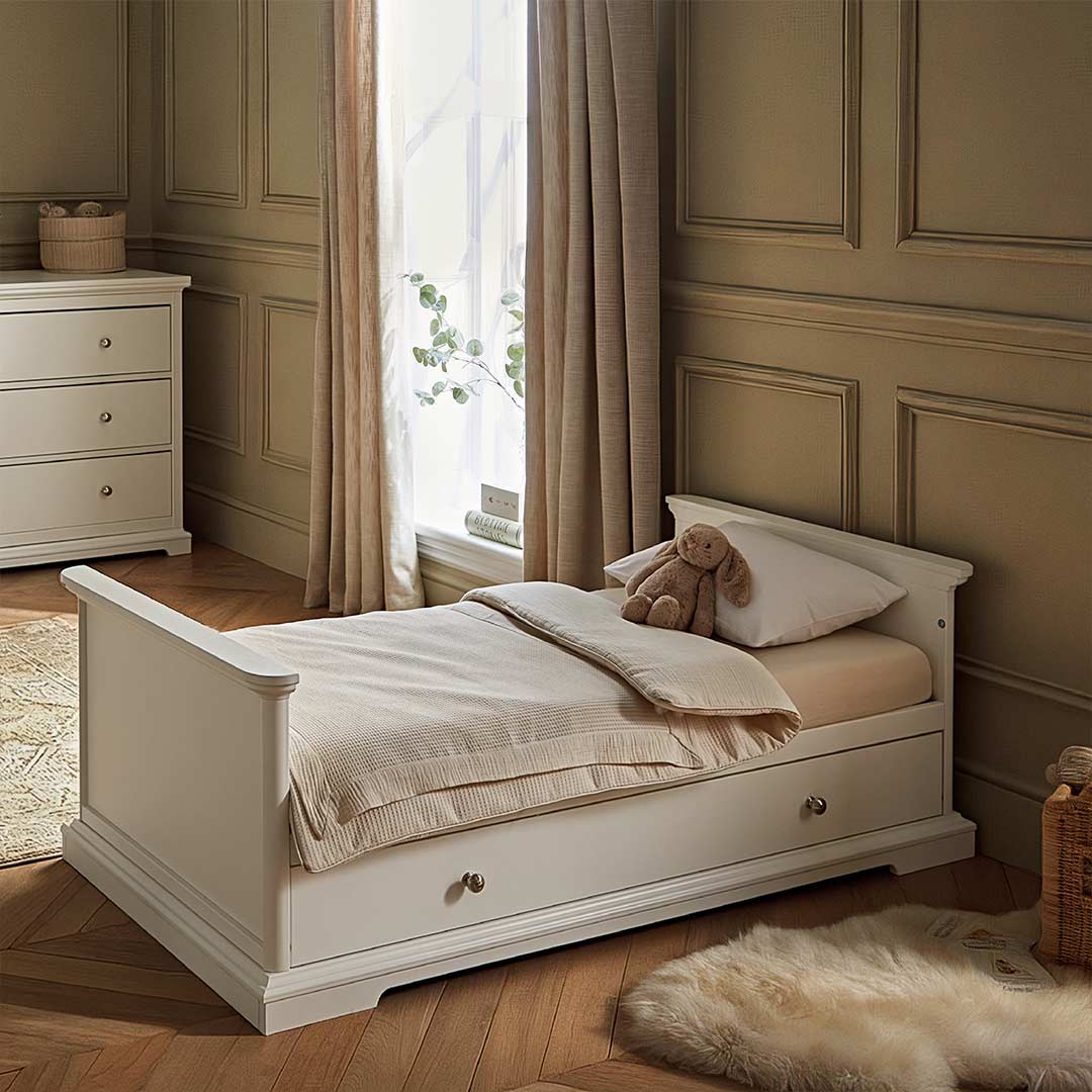 CuddleCo Beaumont Cot Bed - Low - White