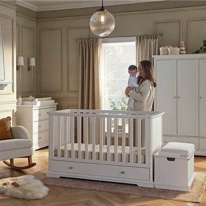 CuddleCo Beaumont Cot Bed - Low - White