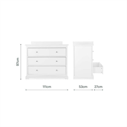 CuddleCo Beaumont Dresser Changer - White