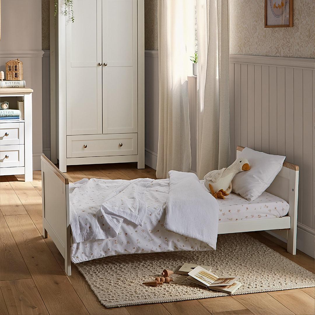 CuddleCo Burford 3pc Set - White/Oak