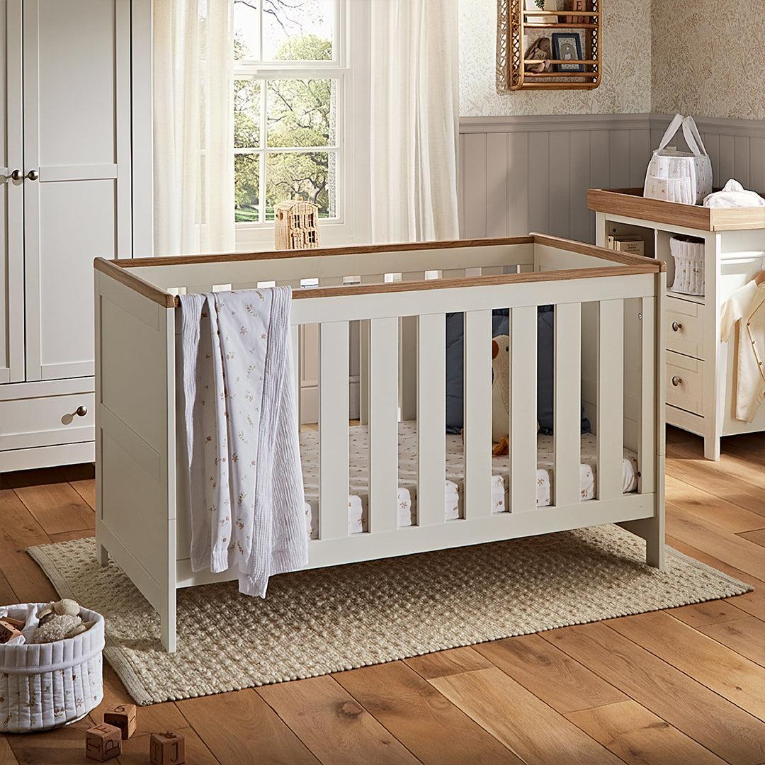 CuddleCo Burford 3pc Set - White/Oak