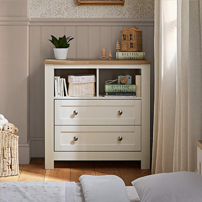 CuddleCo Burford Dresser Changer - White/Oak