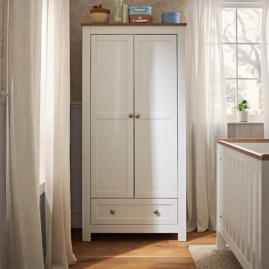 CuddleCo Burford 3pc Set - White/Oak