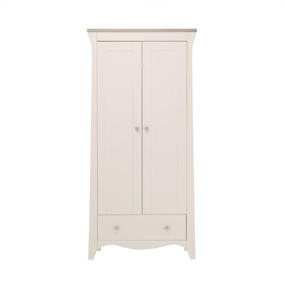 CuddleCo Clara 2-Door Double Wardrobe - Cashmere