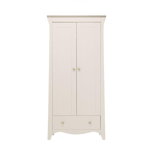 CuddleCo Clara 2-Door Double Wardrobe - Cashmere