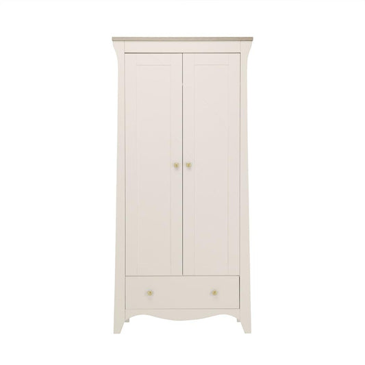 CuddleCo Clara 2-Door Double Wardrobe - Cashmere