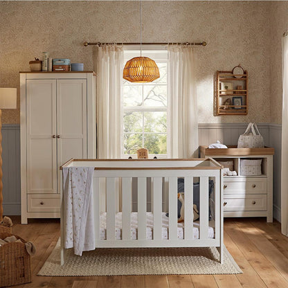 CuddleCo Burford 3pc Set - White/Oak