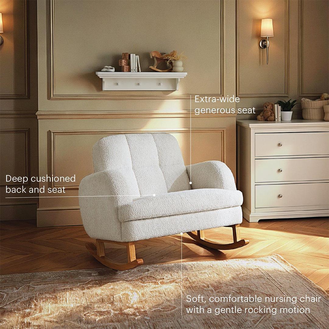 CuddleCo Etta Cuddle Chair - Boucle Off White