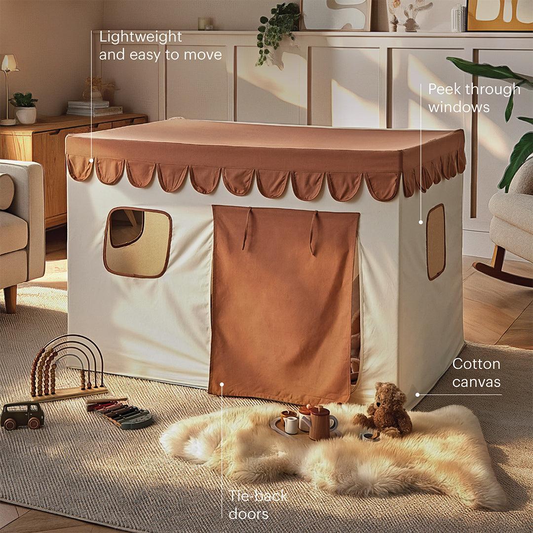 CuddleCo Play House with Scalloped Bunting - Tuscany
