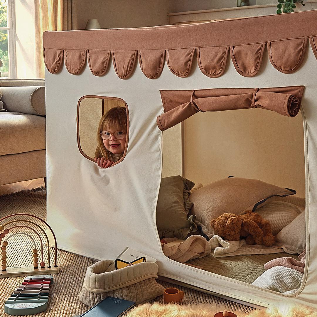 CuddleCo Play House with Scalloped Bunting - Tuscany