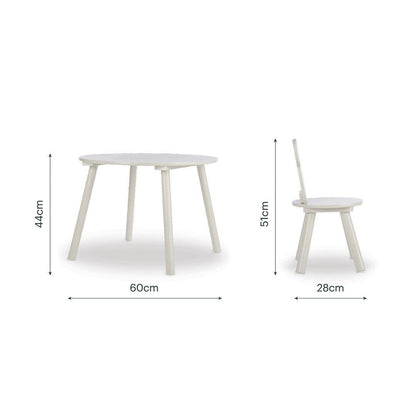 CuddleCo Play Table with 2 Chairs - Bear