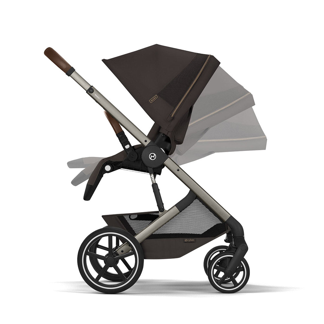 CYBEX Balios S Lux Pushchair - Taupe/Chocolate Brown