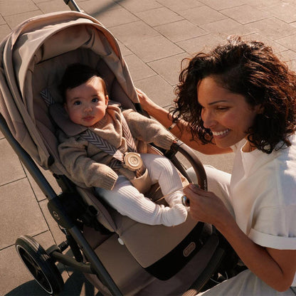 CYBEX Balios S Lux Pushchair - Taupe/Chocolate Brown