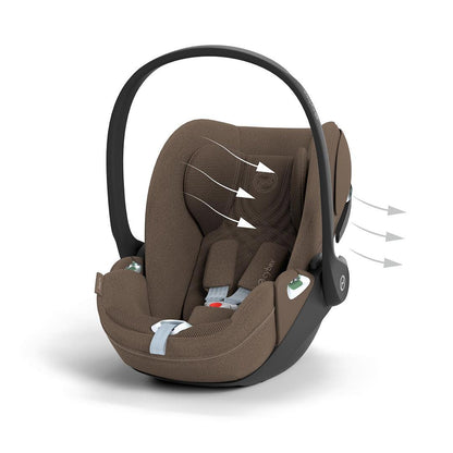 CYBEX Cloud T i-Size Plus Car Seat - Coconut Brown