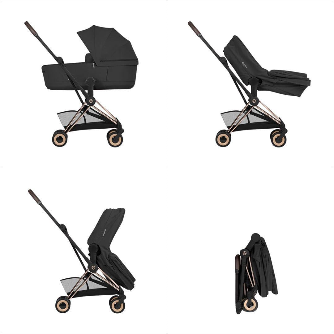 CYBEX Coya Style Matt Black - Cozy Beige