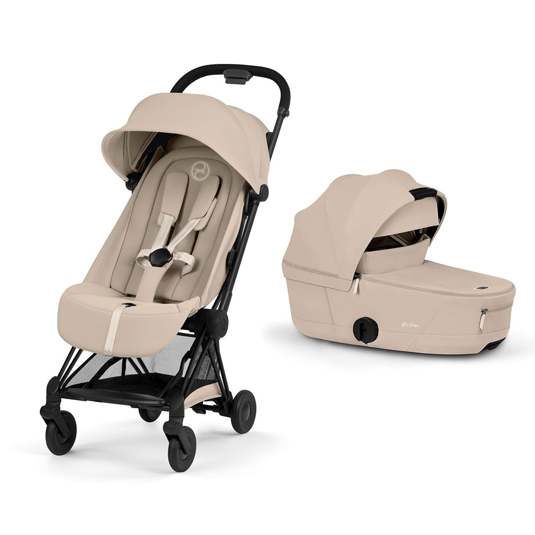 CYBEX Coya Comfort Compact Stroller - Cozy Beige/Black