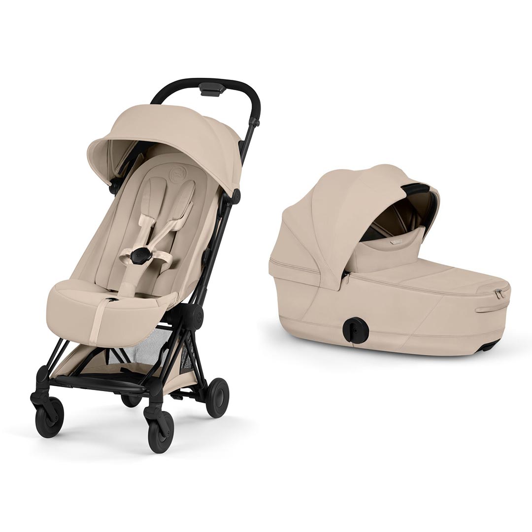 CYBEX Coya Style Matt Black - Cozy Beige