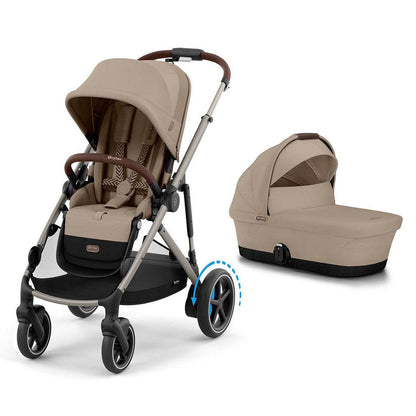 CYBEX e-Gazelle S Pushchair - Almond Beige